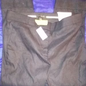 Ann Taylor Women's Black Velvet The Ankle In Devin Fit Size 10 p NWT Inseam 23